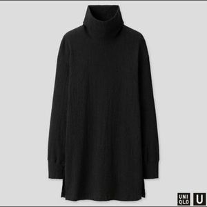 Uniqlo U Tunic Turtleneck S / MiniDress Stretch Cotton Crinkle